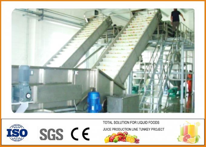 Linha de produção profissional 380V do suco de fruto da ameixa 5T/H/certificação de 220V ISO9001