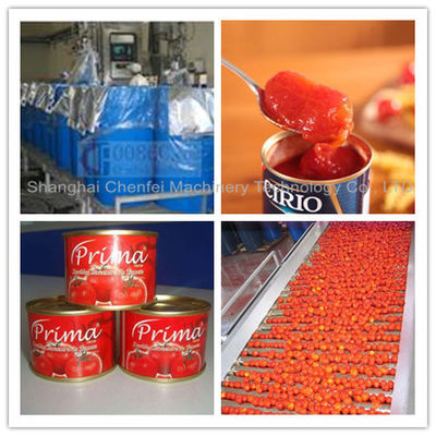 Termine a linha de produção da pasta de tomate da ketchup da lata de lata garantia de 1 ano