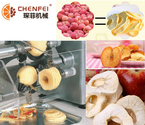 Linha de produção fácil dos frutos secos de Operattion SS304 para a pera liofilizada de Apple