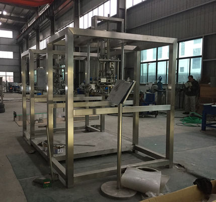 Máquina de enchimento asséptico dobro das cabeças do suco SS304 e do doce 1,5 quilowatts do poder